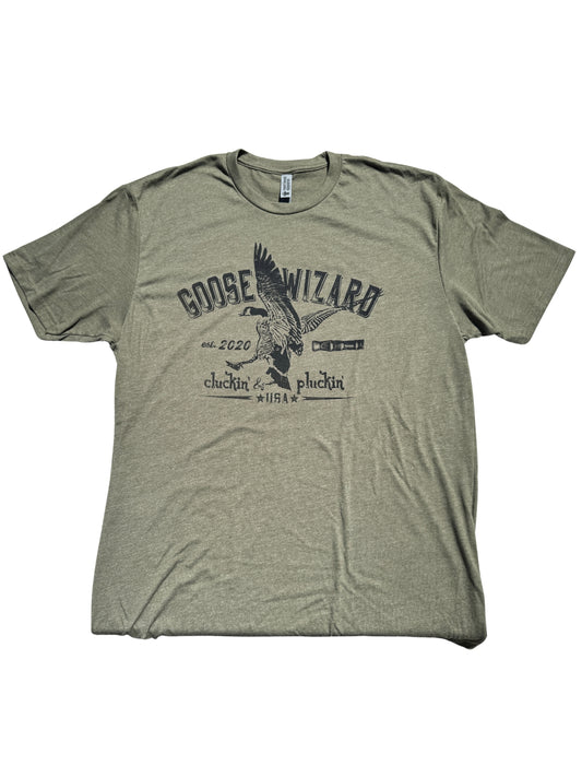 Forest Green Goose Wizard T-Shirt